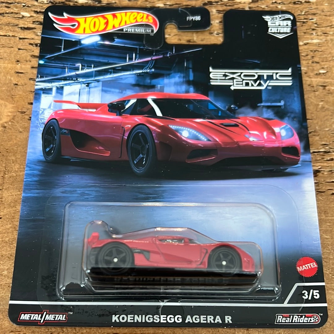 Hot Wheels Premium Exotic Envy Koenigsegg Agera R