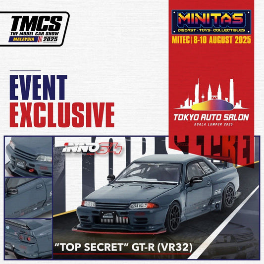 Inno64 Tokyo Auto Salon 2025 Top Secret Nissan Skyline R32 GTR