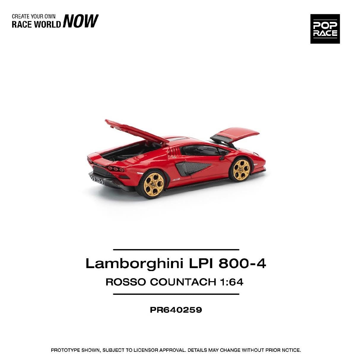 Pop Race Lamborghini Countach LPI 800-4