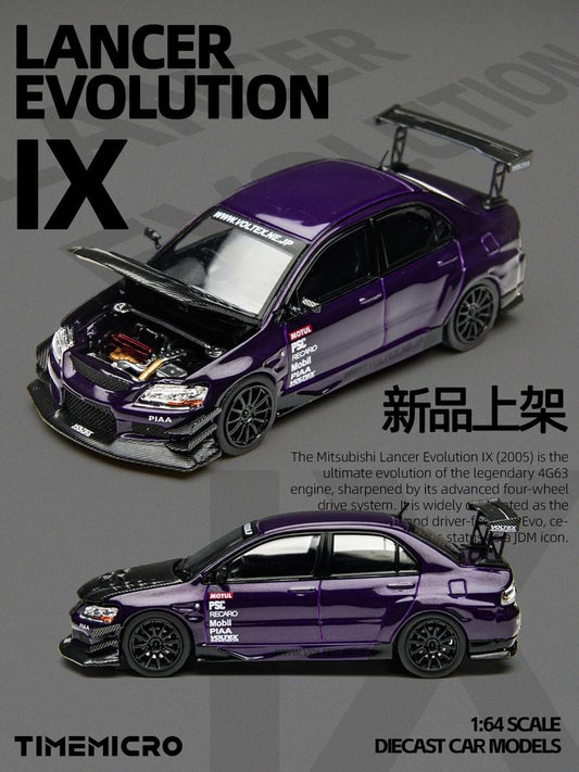 Time Micro Voltex Mitsubishi Lancer Evolution IX Purple