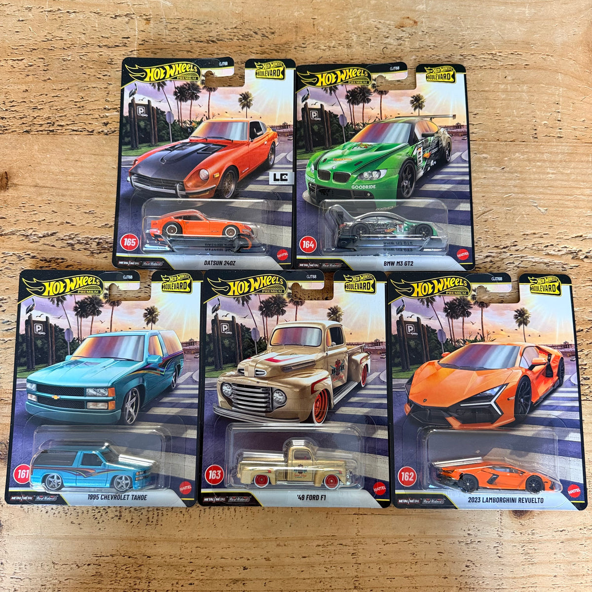 Hot Wheels Premium Boulevard Full Set Of 5 161-165