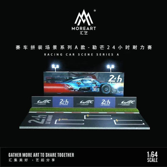 MoreArt Diorama Le Mans 24 Hour Endurance Race Scene