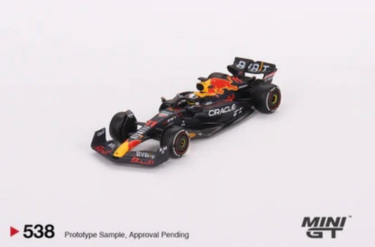 Mini GT Oracle Red Bull Racing RB18 #11 Sergio Perez 2022 Abu Dhabi 3rd Place #538