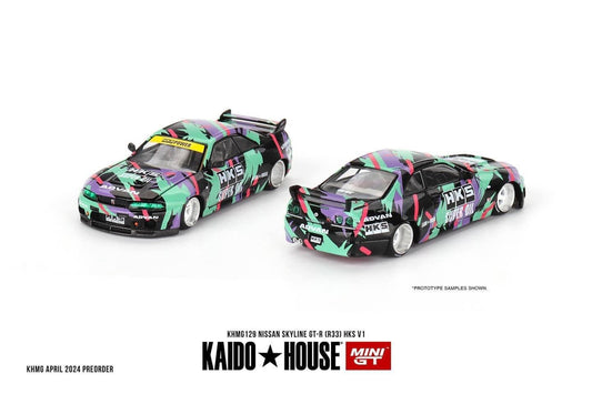 Mini GT x Kaido House Nissan Skyline R33 GTR HKS #129