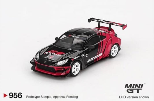Mini GT Toyota GR86 HKS Type R Advan Tokyo Auto Salon #956