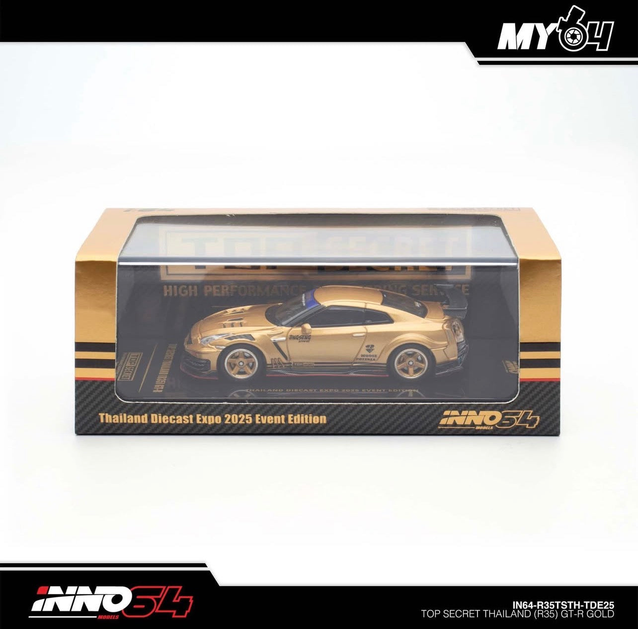 Inno64 Thailand Diecast Expo Event Edition Top Secret Nissan R35 GTR