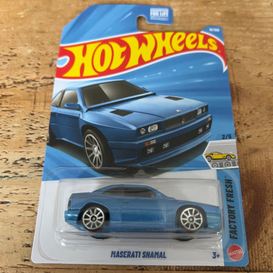 Hot Wheels Mainline US Card Maserati Shamal