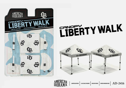 American Diorama Liberty Walk Tent Canopy 2 Pack