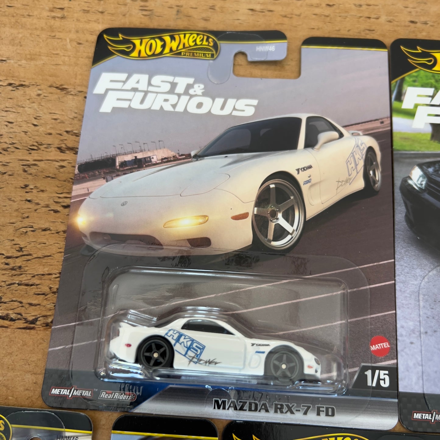 Hot Wheels Premium Fast & Furious Set Of 5