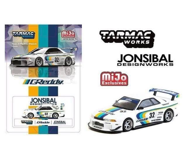 Tarmac Works Mijo Exclusive Nissan Skyline R32 Widebody R32
