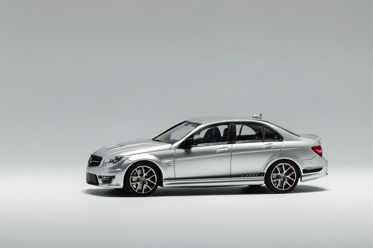King Model Mercedes Benz C63 AMG 507 Silver