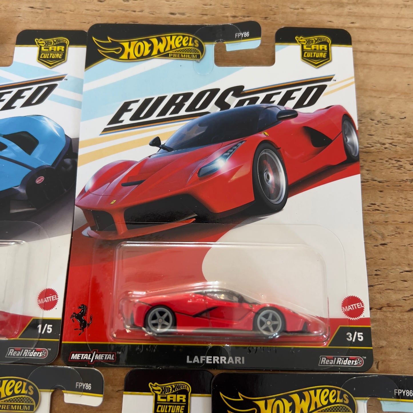 Hot Wheels Premiuk Eurospeed Full Set Of 5