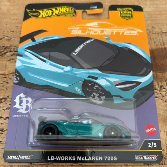Hot Wheels Premium Silhouettes LB Works McLaren 720S