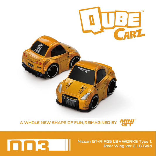 Mini GT Qube Carz Nissan R35 GTR LB Works #003