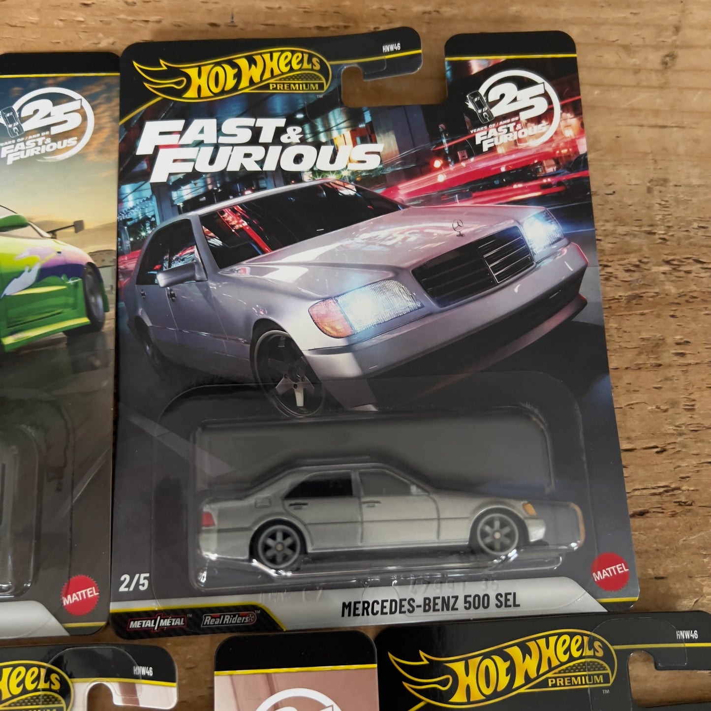 Hot Wheels Premium Fast & Furious Full Set Of 5