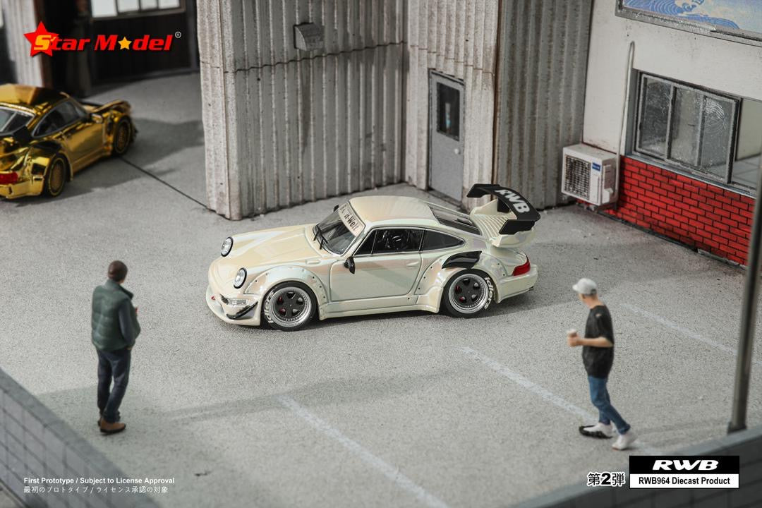 Star Model Porsche 993 RWB Pearl White