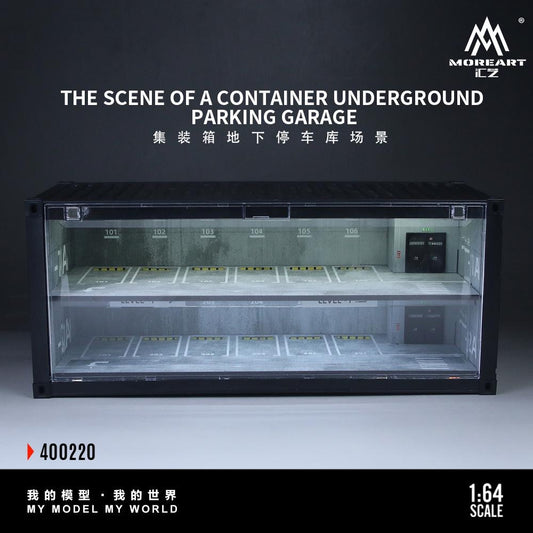 MoreArt Diorama Underground Parking Garage Container