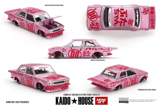 Mini GT x Kaido House Datsun 510 Pro Street Buta V1 #161