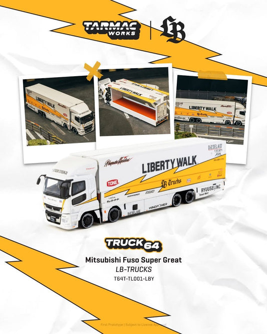Tarmac Works Mitsubishi Fuso Super Great LB Trucks Liberty Walk