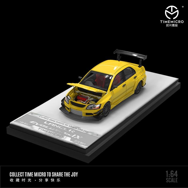 Time Micro Mitsubishi Lancer Evolution 9 Yellow