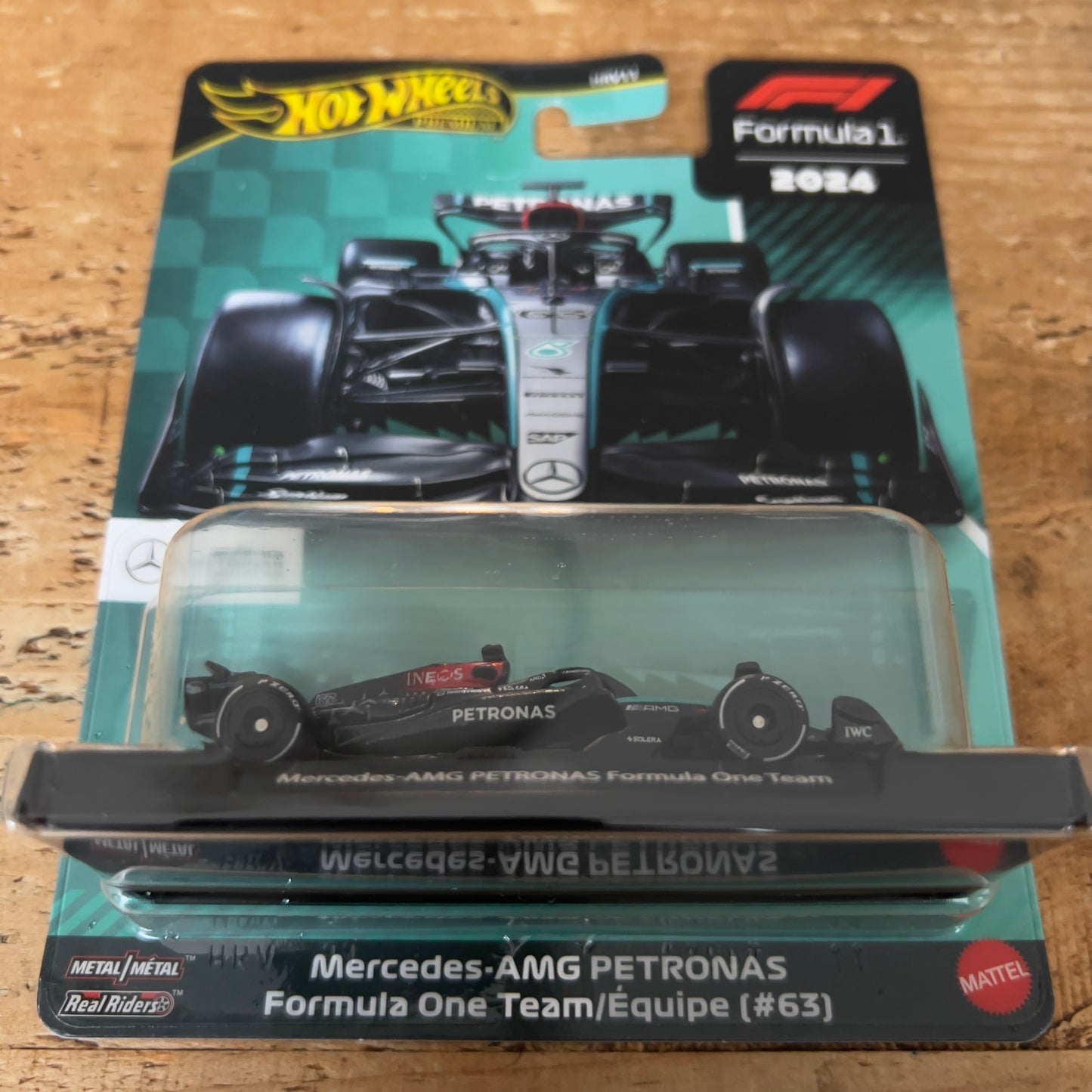 Hot Wheels Premium Formula 1 Mercedes AMG Petronas #63 George Russell