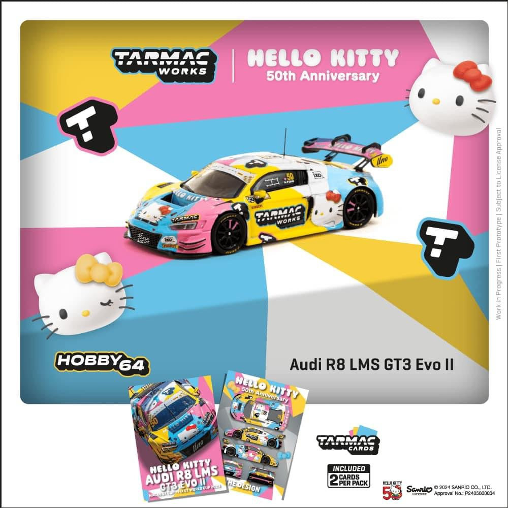 Tarmac Works Audi R8 LMS GT3 Hello Kitty