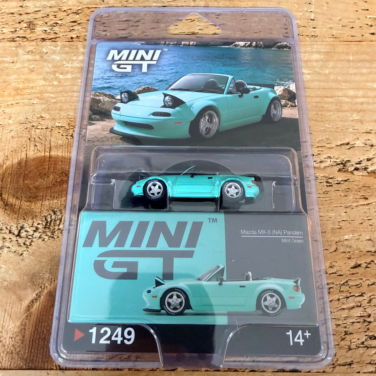 Mini GT Mazda MX5 NA Pandem Mint Green #1249 Blister
