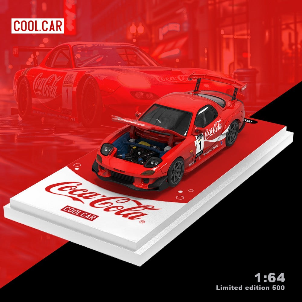 Cool Car Mazda RX7 Coca Cola