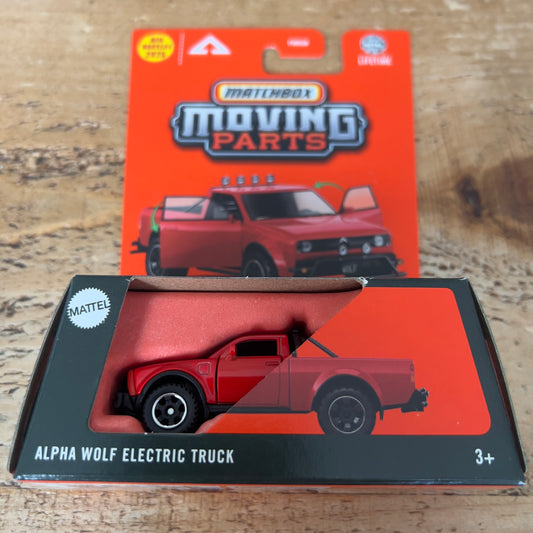 Matchbox Moving Parts Alpha Wolf Electric Truck