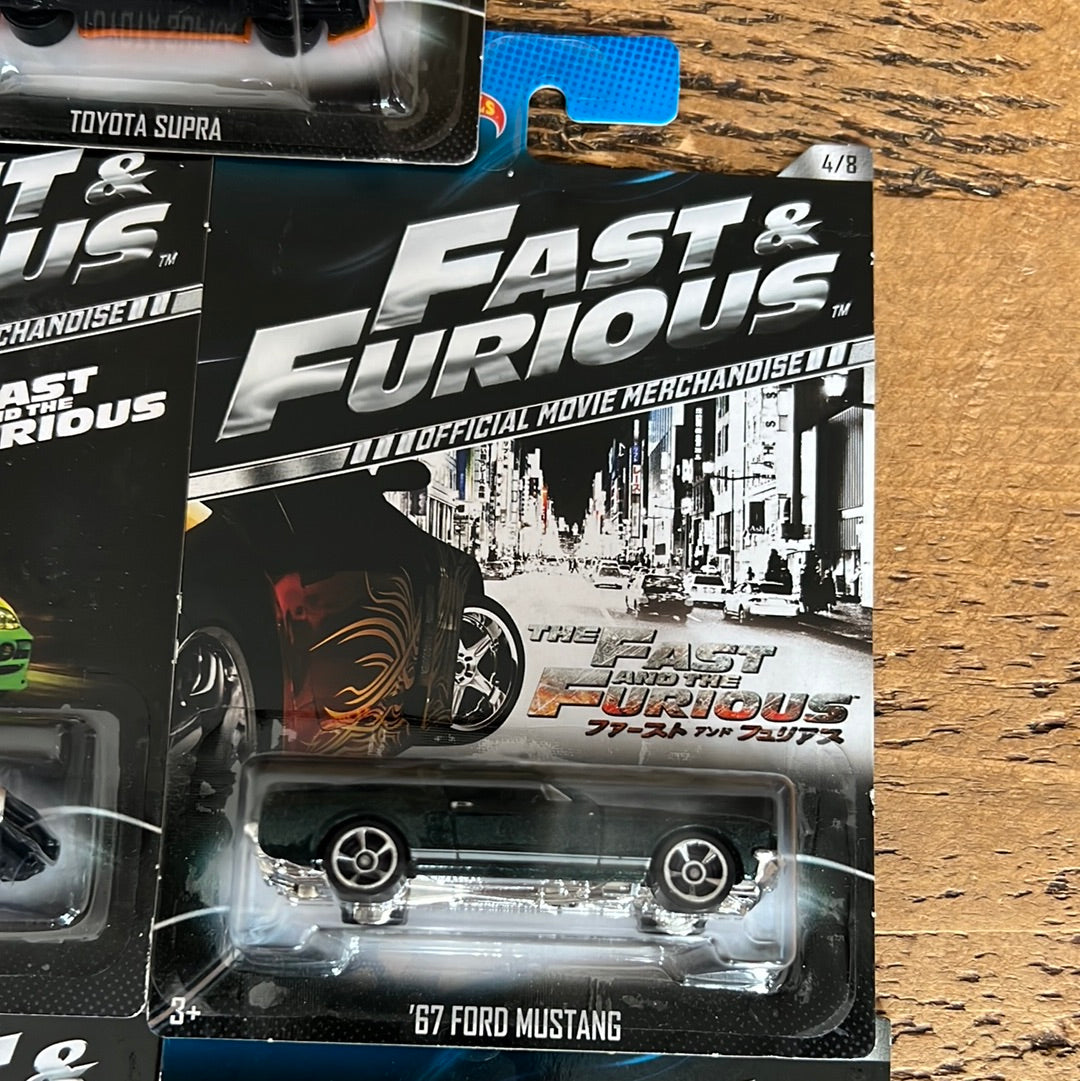 Hot Wheels Mainline Fast & Furious Full Set Of 8