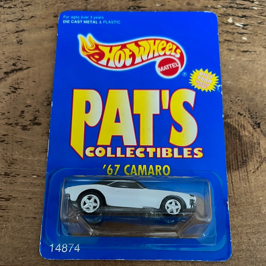Hot Wheels Pat’s Collectibles 67 Camaro 1 Of 7000 Made