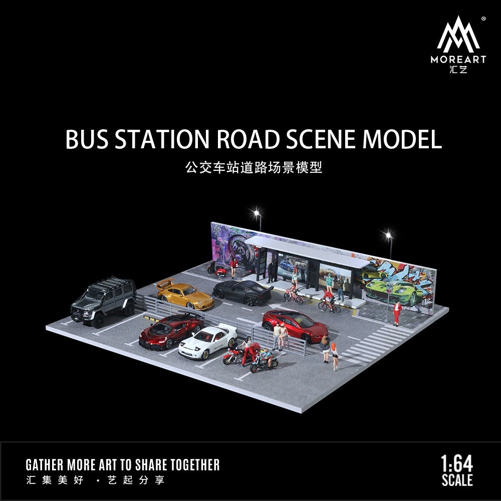 MoreArt Diorama Bus Station