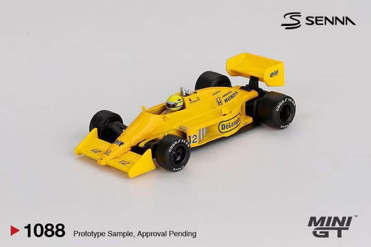 Mini GT Lotus 99T 1987 Monaco Grand Prix Winner Aryton Senna #1088