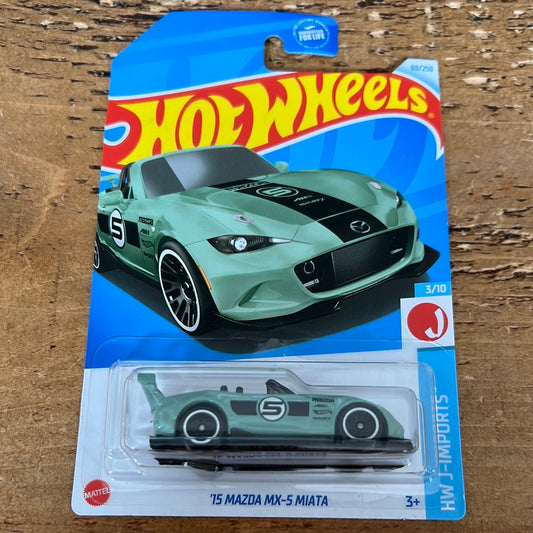 Hot Wheels Mainline US Card 15 Mazda MX5 Miata