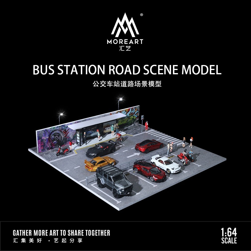 MoreArt Diorama Bus Station