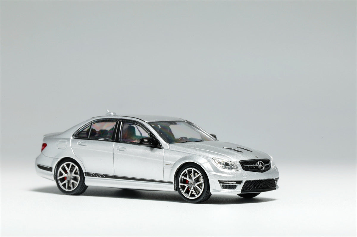 King Model Mercedes Benz C63 AMG 507 Silver