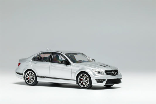 King Model Mercedes Benz C63 AMG 507 Silver