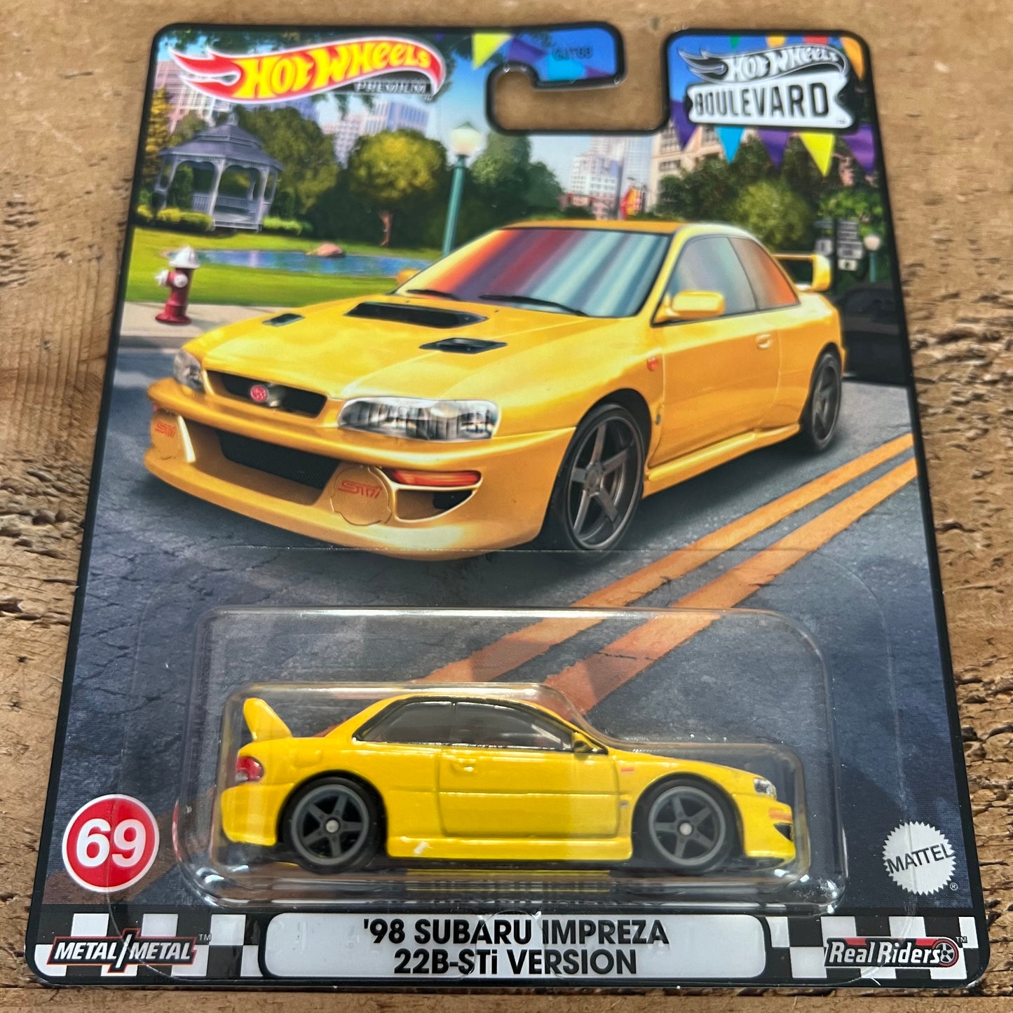 Hot Wheels Premium Boulevard 98 Subaru Impreza 22B STI Version