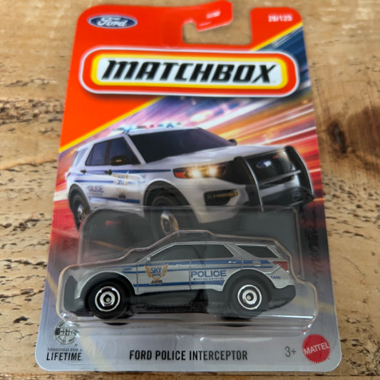 Matchbox Ford Police Interceptor
