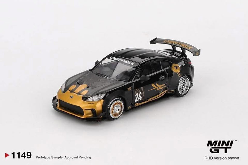 Mini GT Toyota GR86 LB Nation Black & Gold #1149 – Bran’s Diecast
