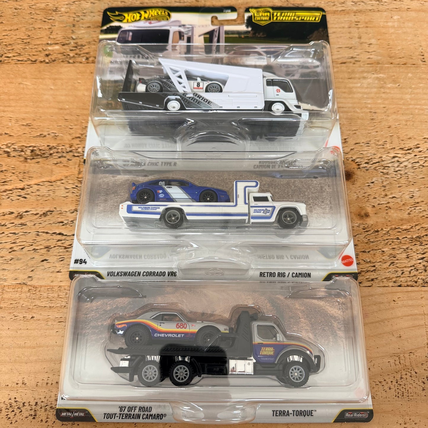 Hot Wheels Premium Team Transport Set Of 3 92-94