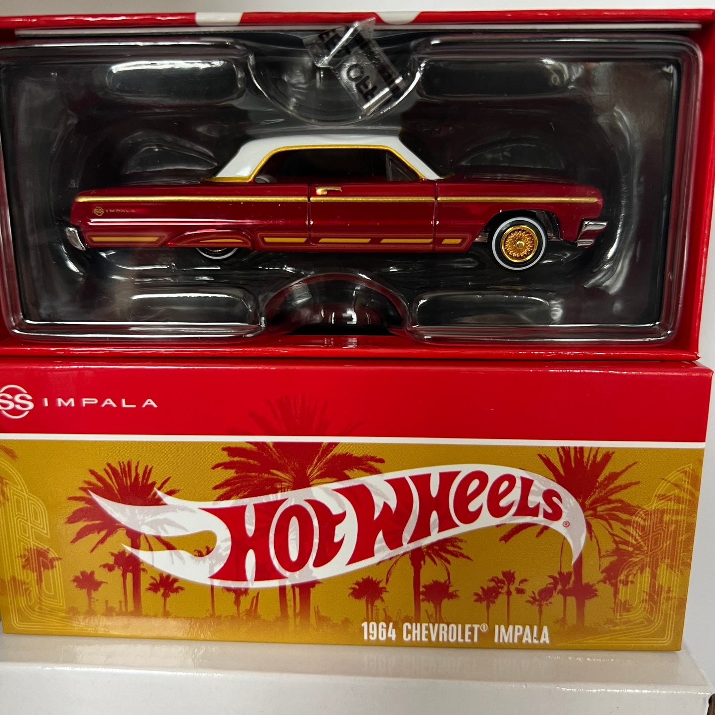 Hot Wheels RLC 1964 Chevrolet Impala Low Rider Red