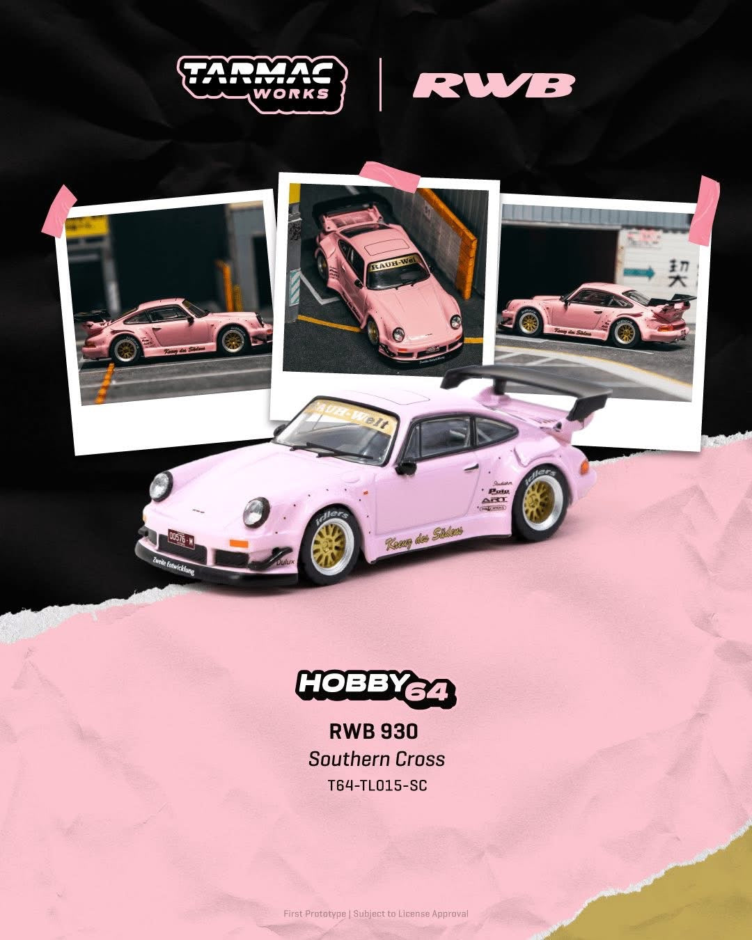 Tarmac Works Porsche 930 RWB Southern Cross