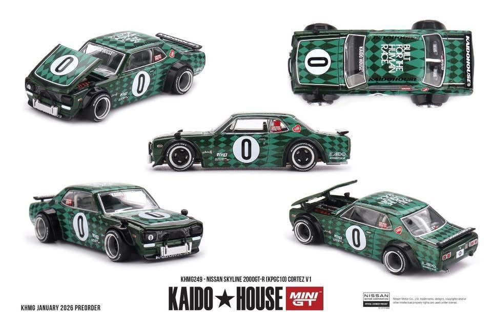 Mini GT x Kaido House Nissan Skyline 2000GT-R KPGC10 Cortez #249