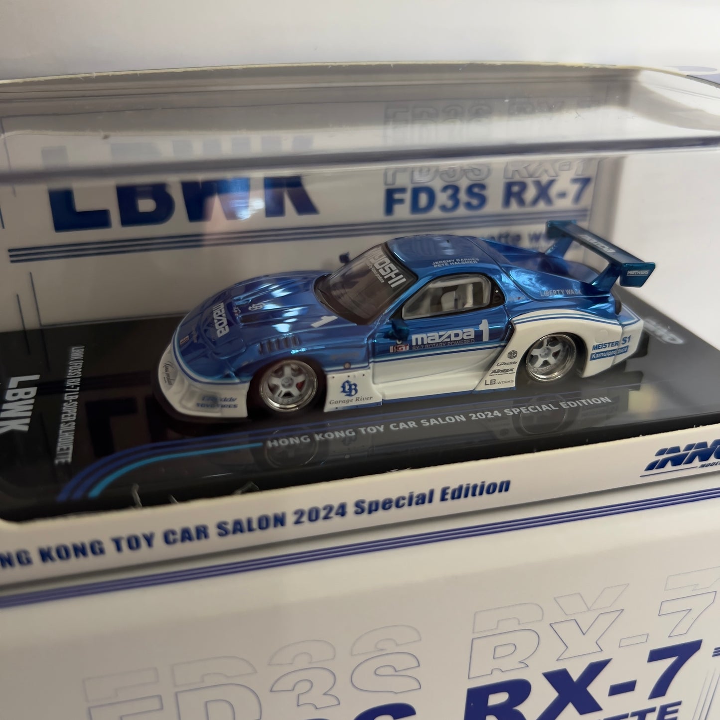 Inno64 Hong Kong Toy Car Salon Mazda RX7 LB Super Silhouette Chase