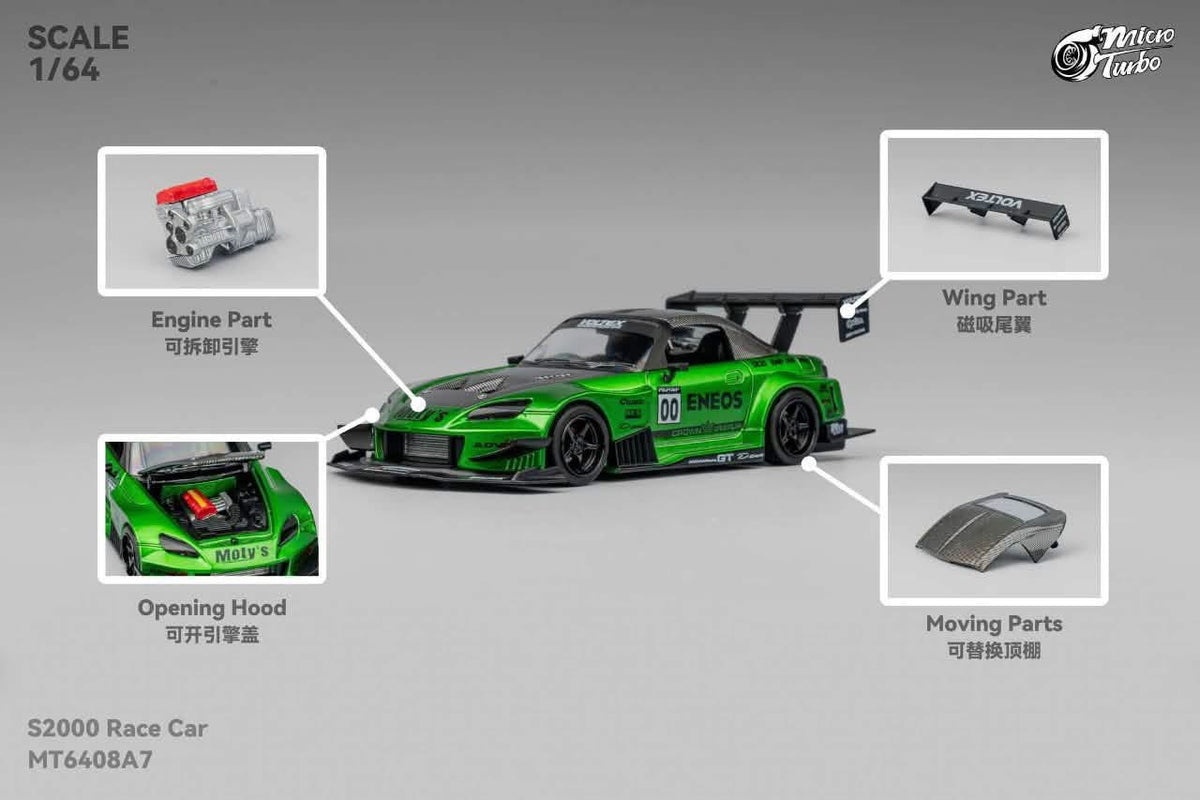 Micro Turbo Honda S2000 Race Car
