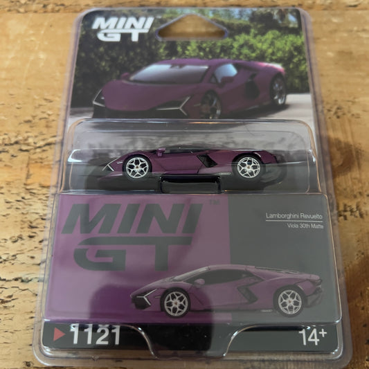 Mini GT Lamborghini Revuelto Viola 30th Matte #1121 Blister