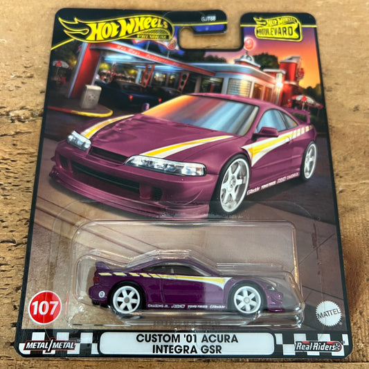 Hot Wheels Premium Boulevard Custom ‘01 Acura Integra GSR