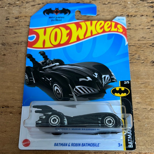 Hot Wheels Mainline Batman & Robin Batmobile