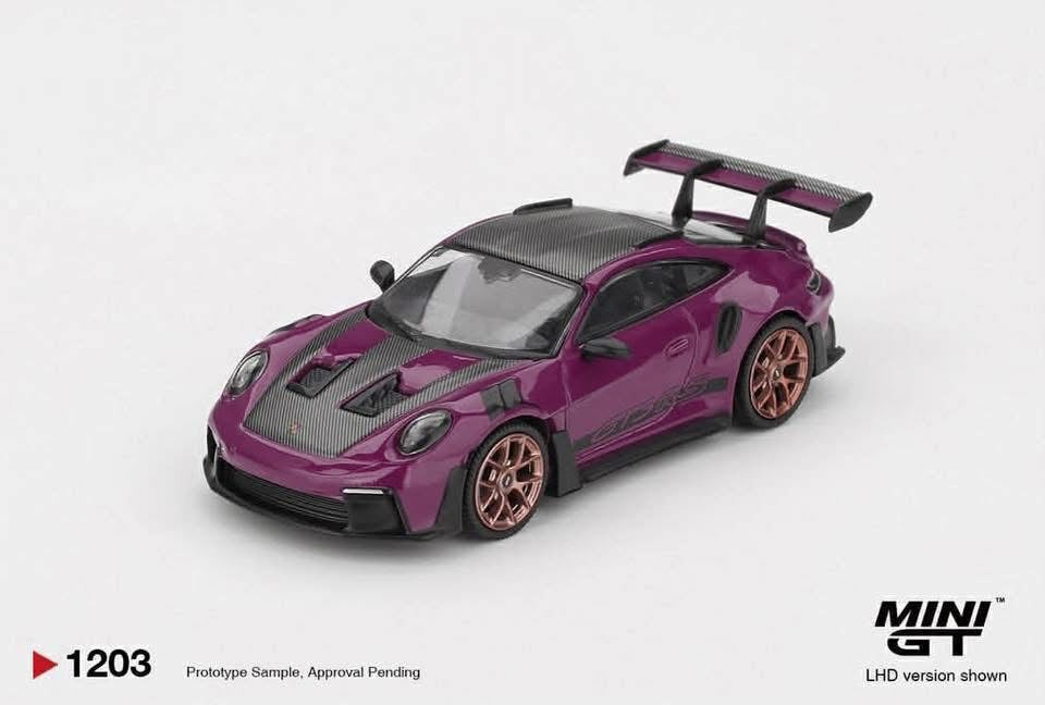 Mini GT Porsche 911 992.1 Rubystone Red Set Of 4 Cars #MGTS0021